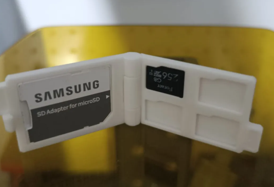 Micro Sd Holder — 3D printed by Moon Studio 3D